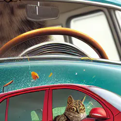 The Cat Who Tried to Drive a Car