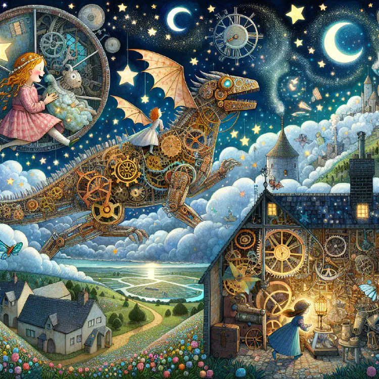 The Clockwork Dragon and the Stargazing Girl