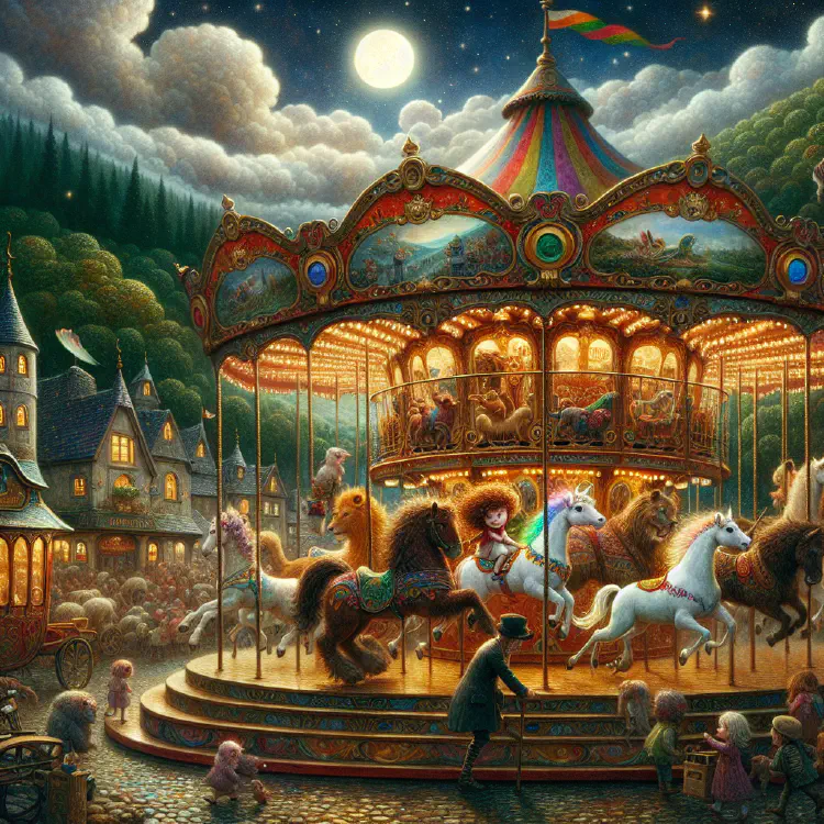 The Enchanted Carousel That Never Stopped Spinning