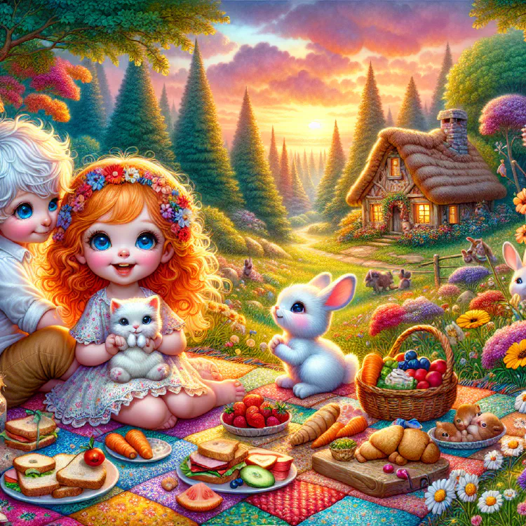 The Family Picnic on Rainbow Hill