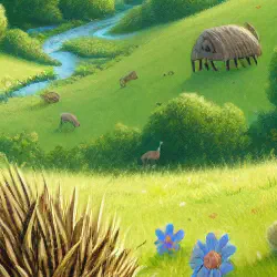 The Hedgehog Who Painted the Wind