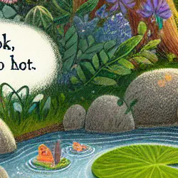 The Little Snail Who Found the Coziest Nap Spot