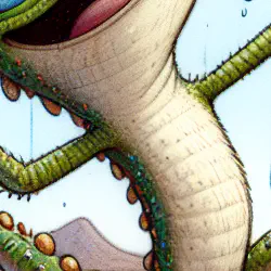 The Lizard Who Laughed at the Rain