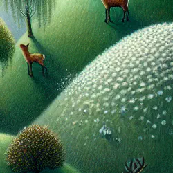 The Morning Mist and the Sleeping Hills