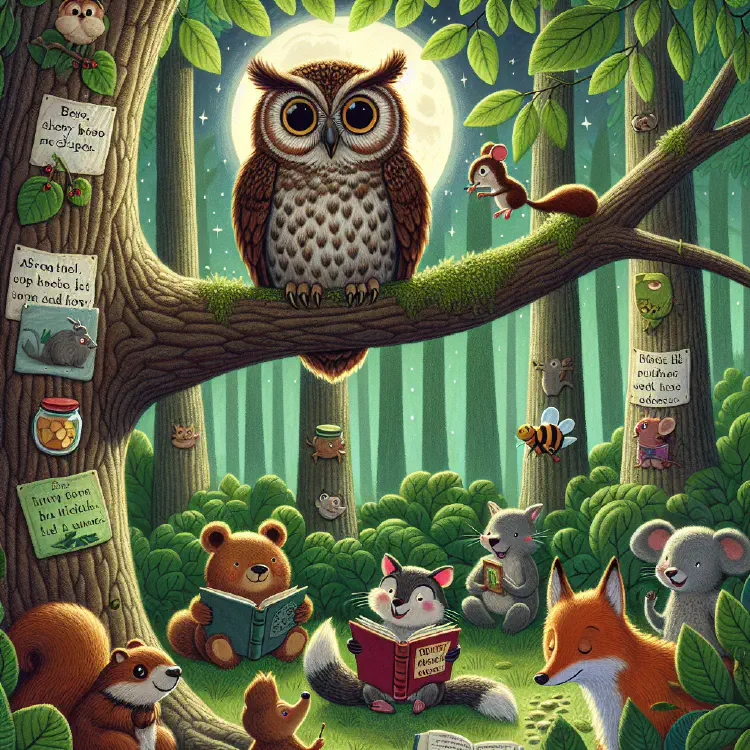 The Owl Who Taught the Forest to Read