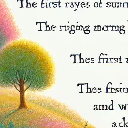 The Peaceful Valley of Morning Glow