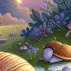 The Sleepy Snail’s Journey Home