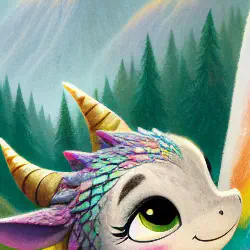 The Tiny Dragon Who Loved to Paint