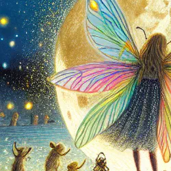 The Tiny Fairy and the Paper Moon
