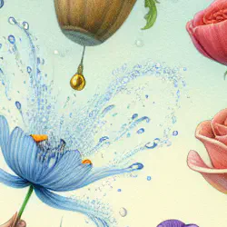 The Wizard’s Garden of Floating Flowers